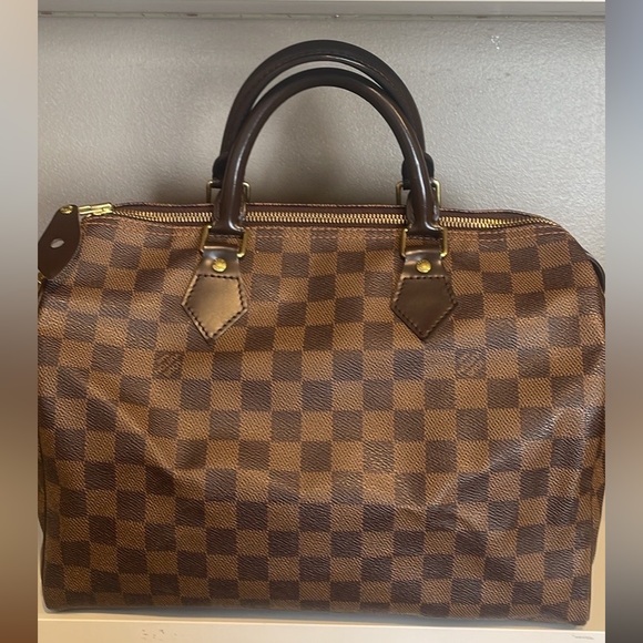 $1,390 USE LOUIS VUITTON SPEEDY DAMIER EBENE CANVAS - Picture 5 of 17